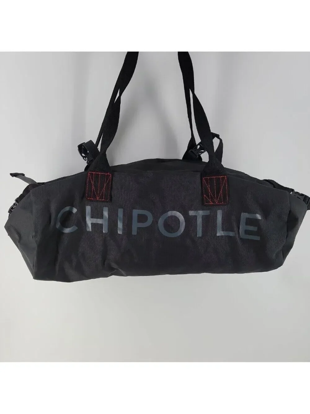 Chipotle logo duffel